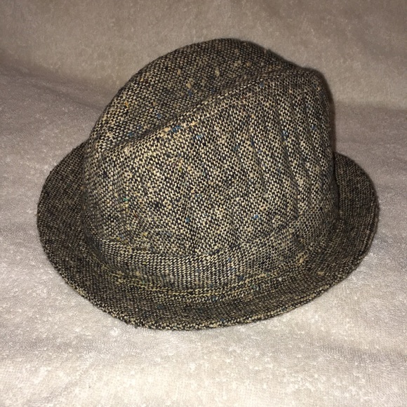 totes Accessories Vintage Gray Tweed Totes Homburg Hat Rain Rolls